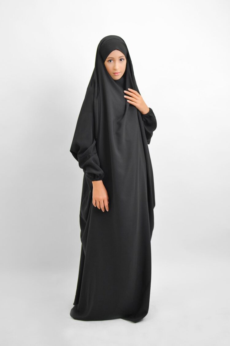 jilbab zwart