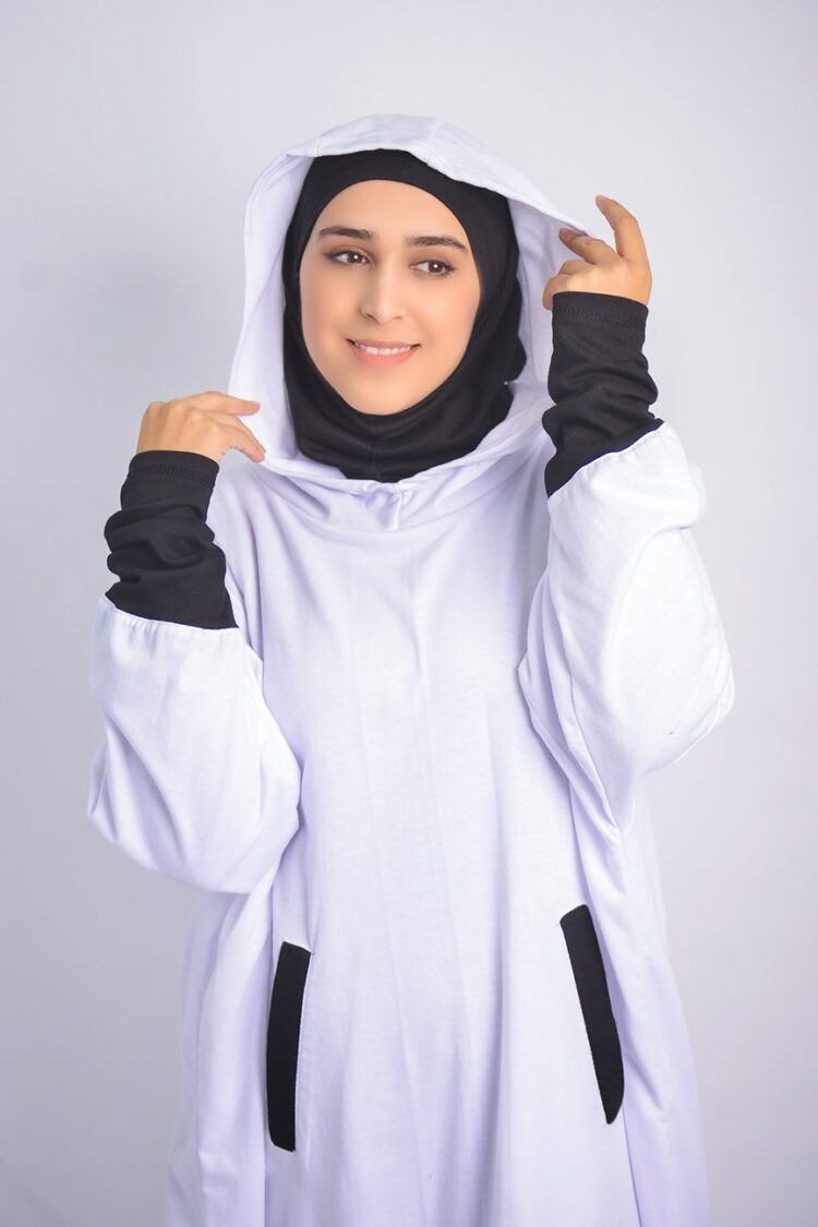 Abaya met geïntegreerde hijab